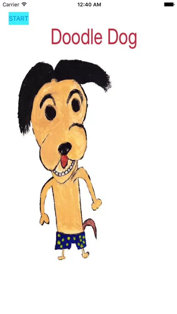 Tangkapan layar Doodle Dog