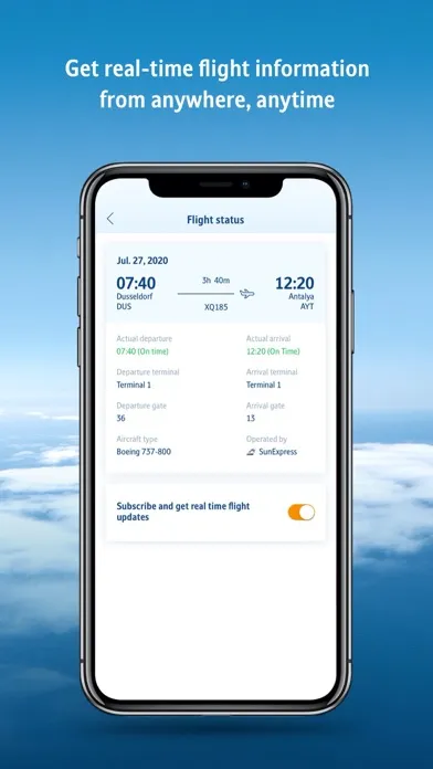 Capturas de pantalla de SunExpress