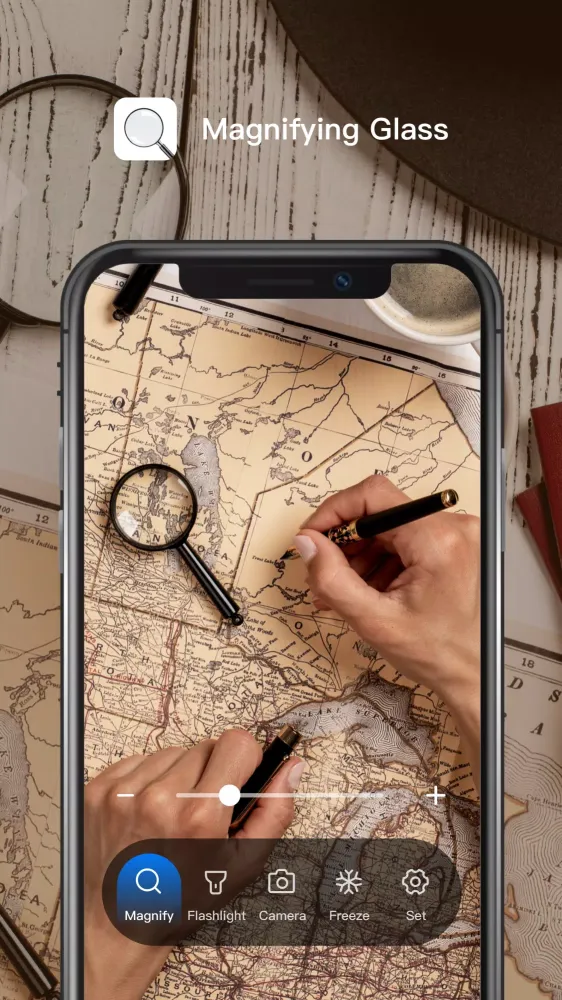 Tangkapan layar Magnifying Glass