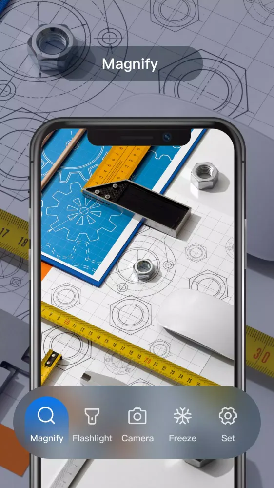 Tangkapan layar Magnifying Glass