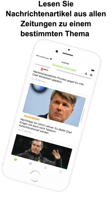 Deutsche Zeitungen Nachrichten Screenshots