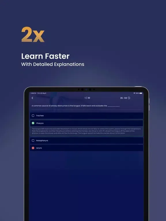 EMT-B Practice Test iPad  Ekran Görüntüleri