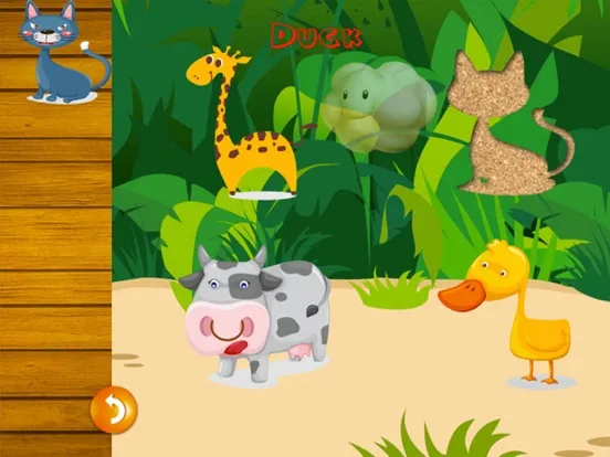 Скриншоты QCat Animal Zoo Puzzle iPad 