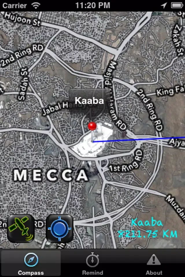 Capturas de tela do Mecca Pray (Lite) - Find direction of Kaaba