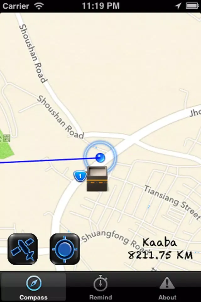 Capturas de tela do Mecca Pray (Lite) - Find direction of Kaaba