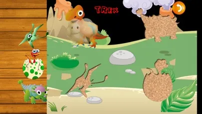 Tangkapan skrin QCat - Puzzle & Trivia of Dino World For Toddlers and Kids (free)
