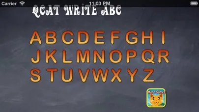 QCat -  Write alphabet ABC سکرین شاٹس
