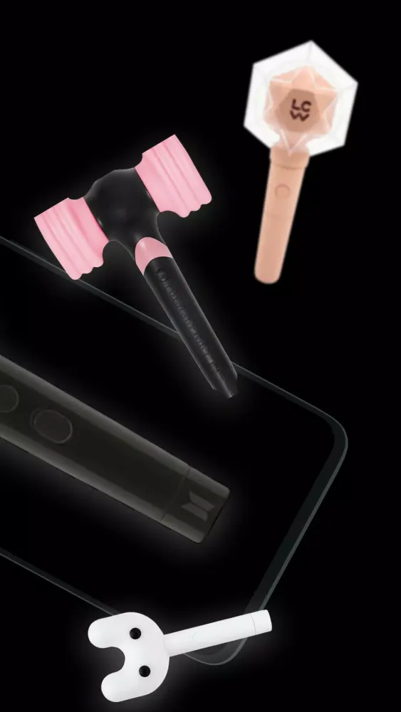 ภาพหน้าจอของ idol light stick - kpop idol