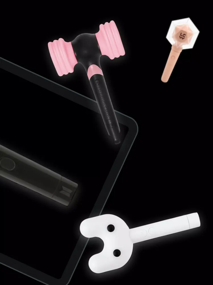 ภาพหน้าจอของ idol light stick - kpop idol