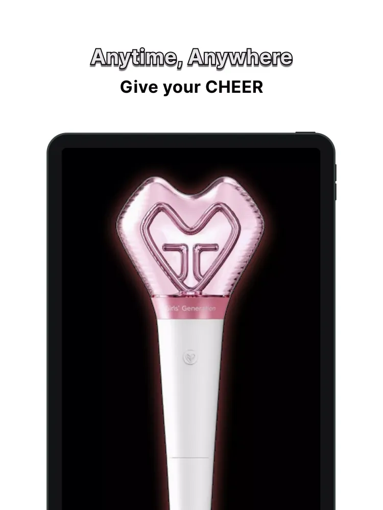 ภาพหน้าจอของ idol light stick - kpop idol