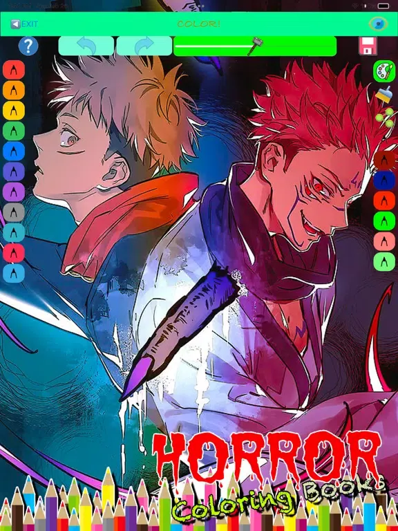 Coloring Book for Demon Hero Z iPad  স্ক্রিনশট