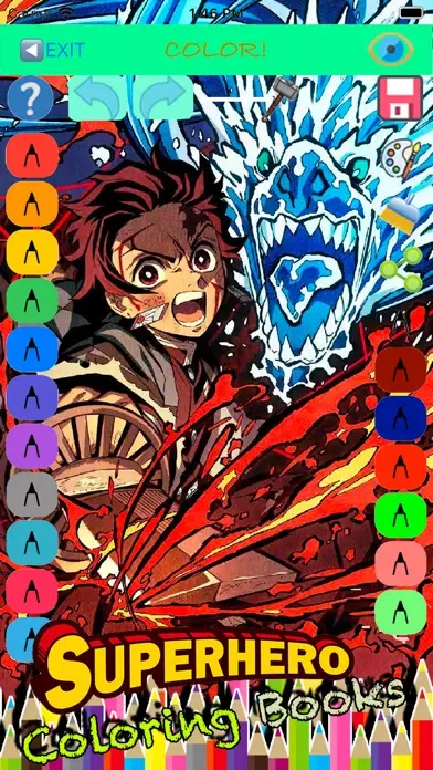 Coloring Book for Demon Hero Z স্ক্রিনশট