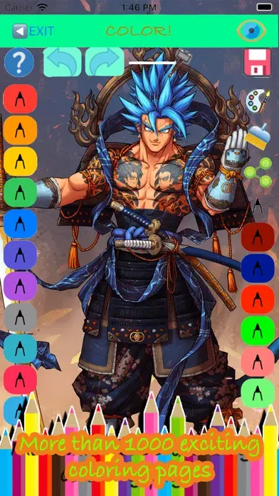 Coloring Book for Demon Hero Z স্ক্রিনশট