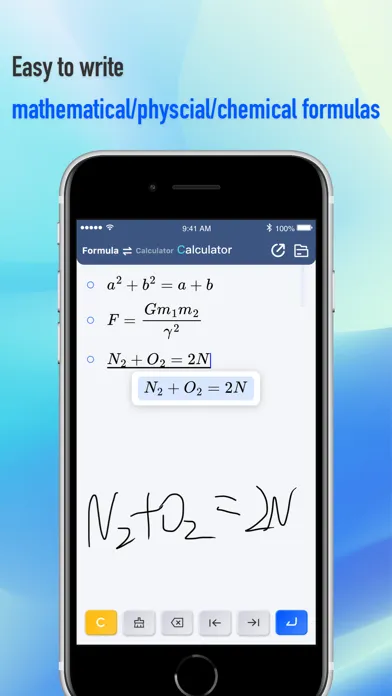 Captures d'écran de KSpark Handwriting Calculator
