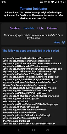 De-Bloater Pro (ROOT) Screenshots