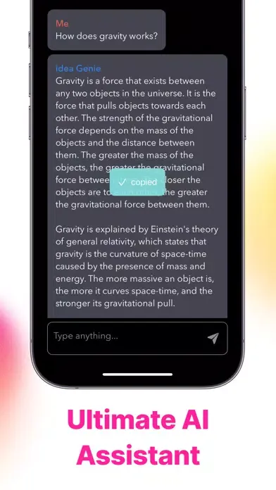 IdeaGenie: Ultimate AI Chatbot স্ক্রিনশট
