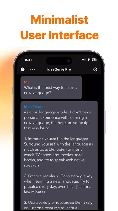 IdeaGenie: Ultimate AI Chatbot স্ক্রিনশট
