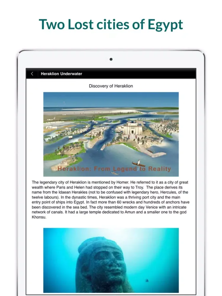 Sunken Cities: British Museum iPad  سکرین شاٹس