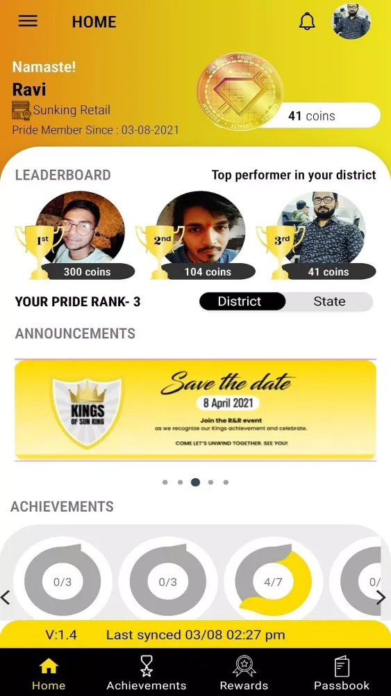 Pride App Screenshots