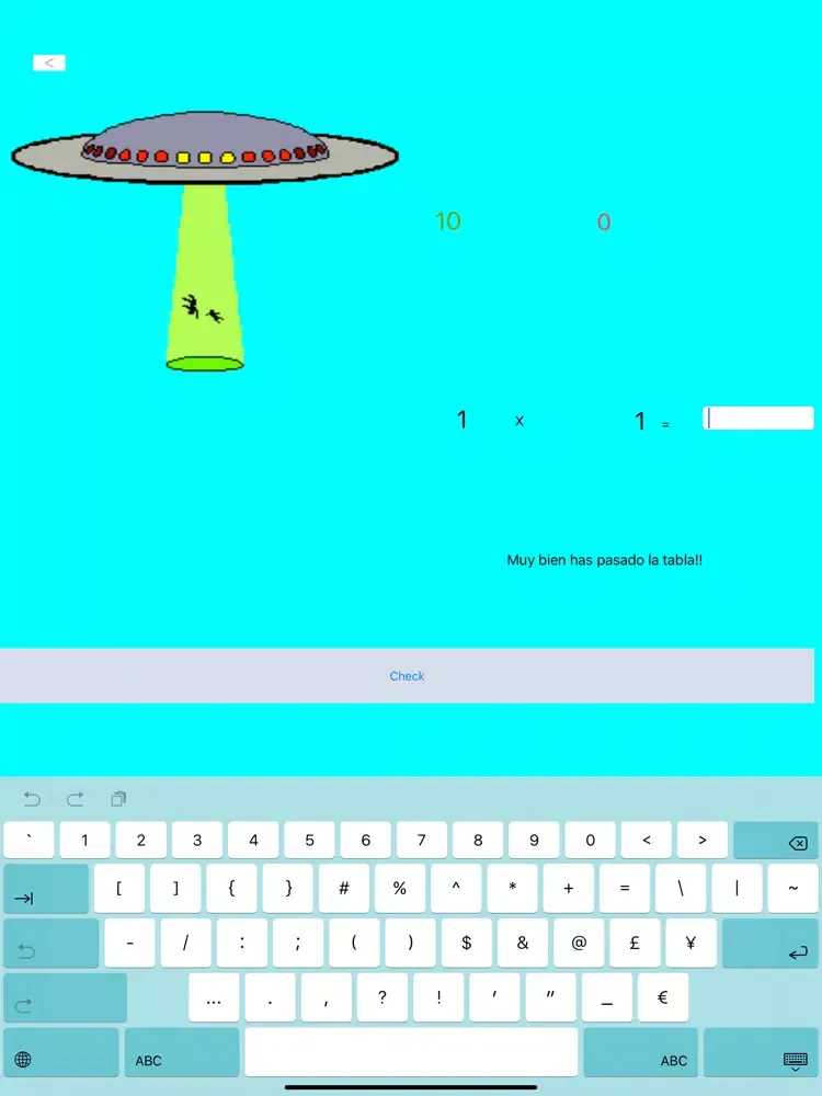 Capturas de tela do Aprendo a Multiplicar iPad 