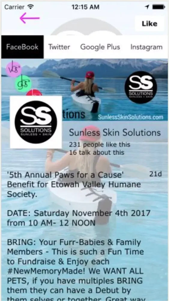 Tangkapan layar Sunless Skin Solutions