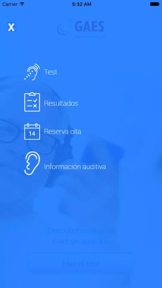 GAES - Test Auditivo Screenshots