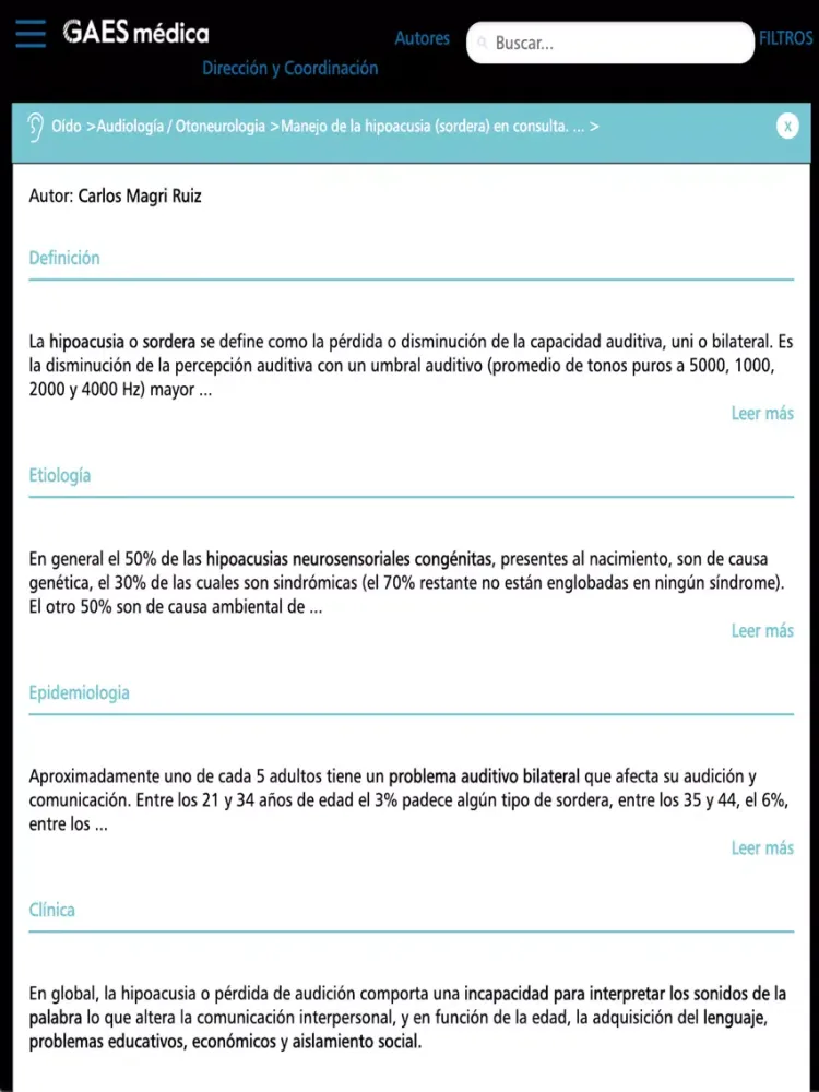 تصاویر GAES ORL Guide iPad 