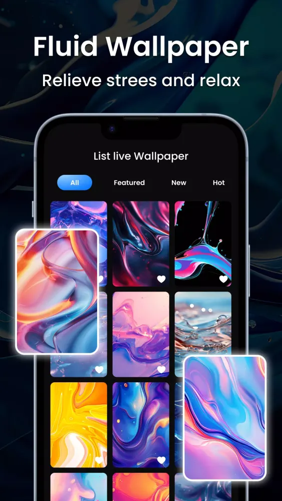 Magic Fluid Live Wallpapers 5D Screenshots