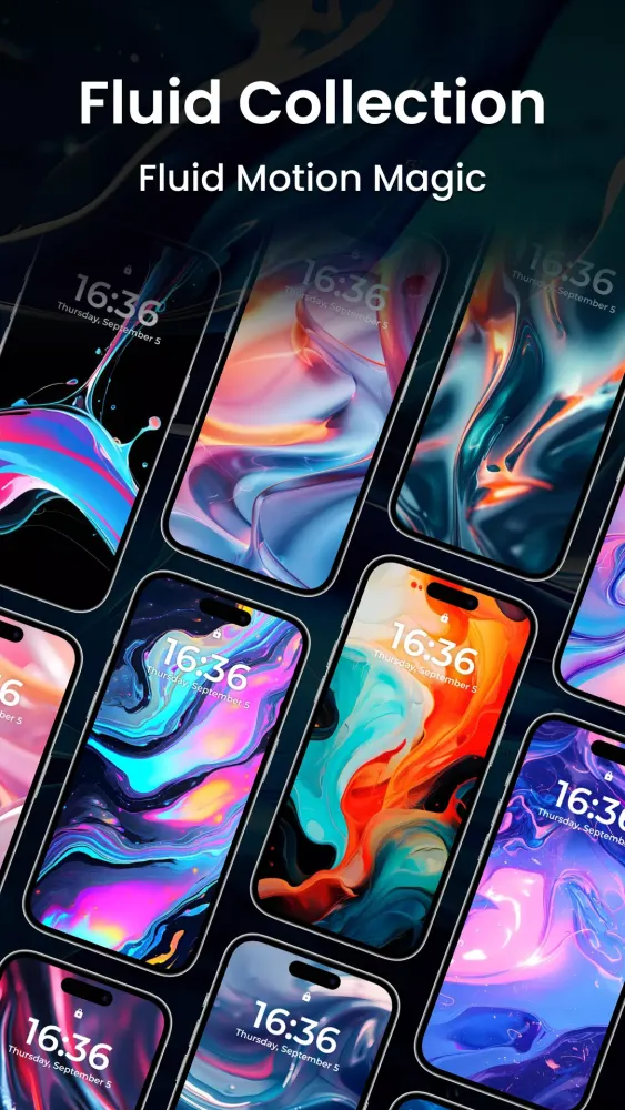 Magic Fluid Live Wallpapers 5D Screenshots