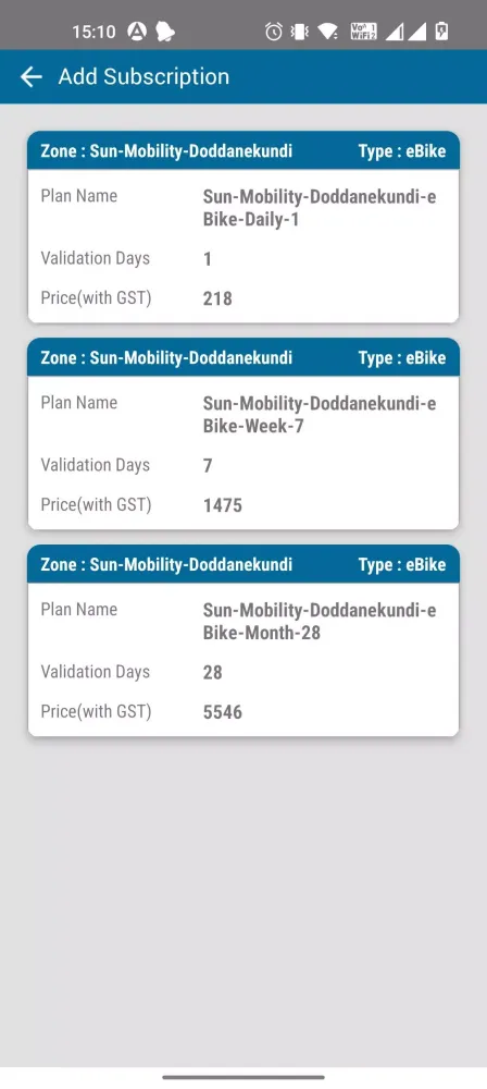SUN Mobility Agent App Ekran Görüntüleri