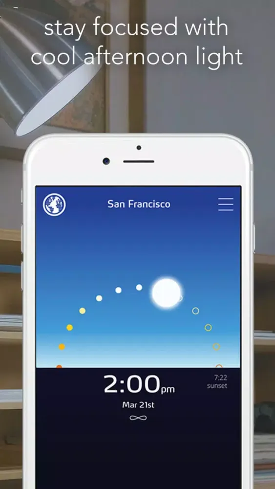 Zrzuty ekranu Sunn - Circadian Lighting for Philips Hue