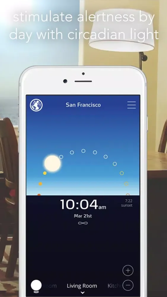 Zrzuty ekranu Sunn - Circadian Lighting for Philips Hue