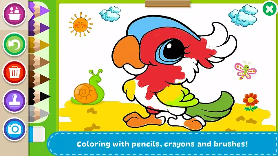 Captures d'écran de Coloring Book - Kids Paint