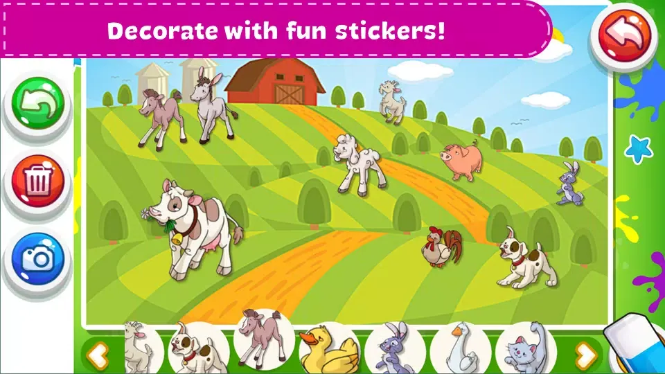 Captures d'écran de Coloring Book - Kids Paint