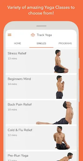Capturas de tela do Yoga - Track Yoga