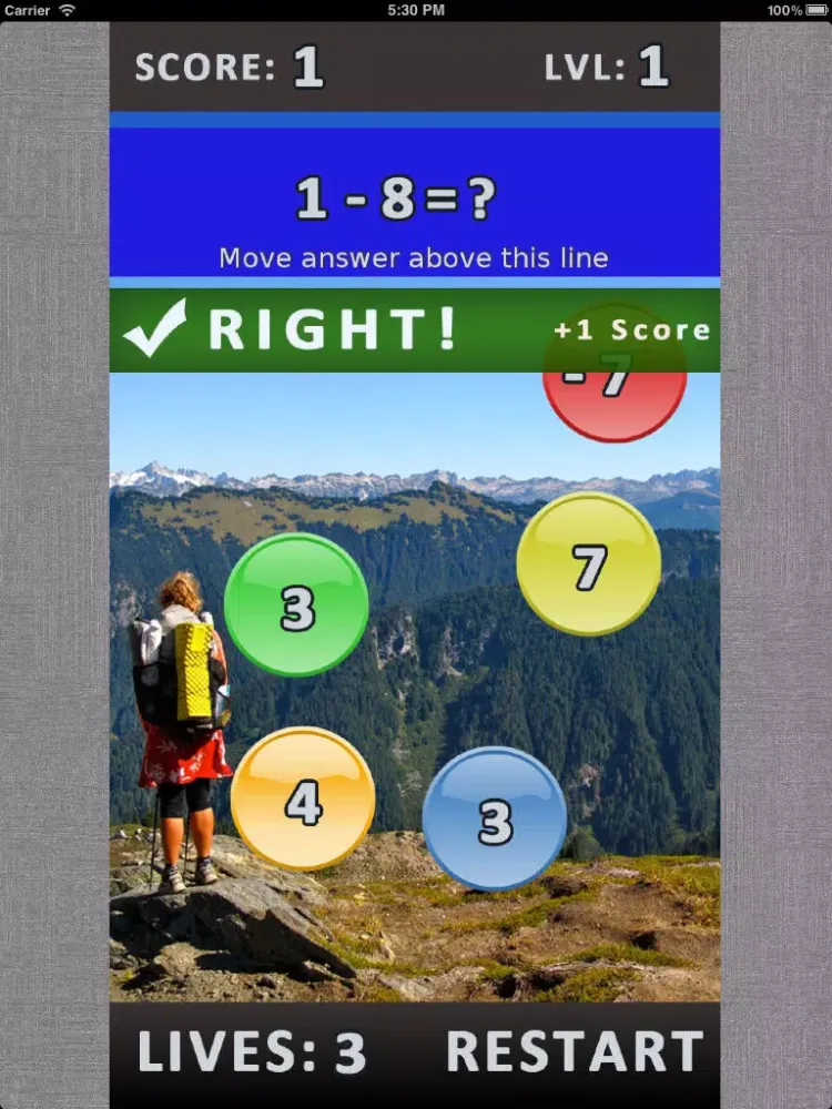 Cool Maths + Algebra Game iPad  Ekran Görüntüleri