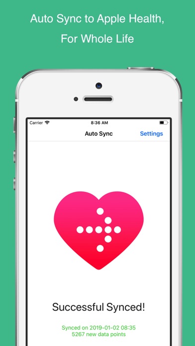 Auto Sync for Fitbit to Health স্ক্রিনশট