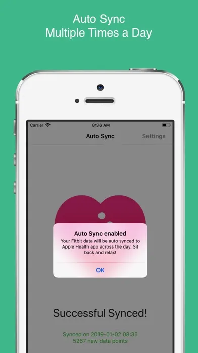Auto Sync for Fitbit to Health 스크린샷
