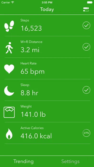 Zrzuty ekranu Dashboard for Apple Health App
