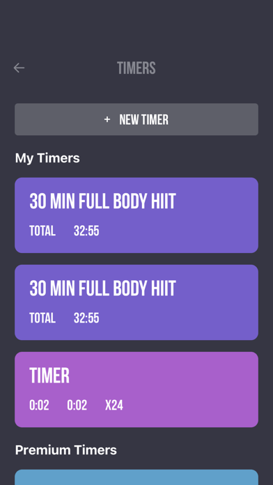 Capturas de pantalla de Interval Timer ++