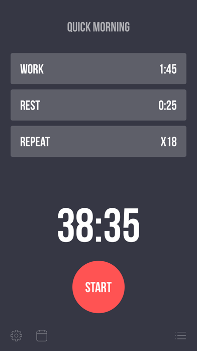 Capturas de pantalla de Interval Timer ++
