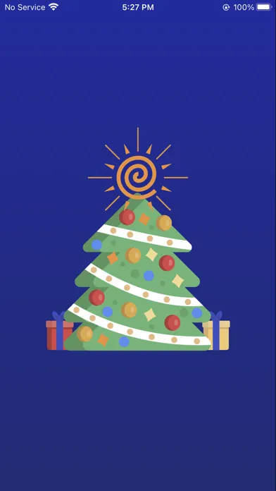 Capturas de tela do Sunny Christmas Music