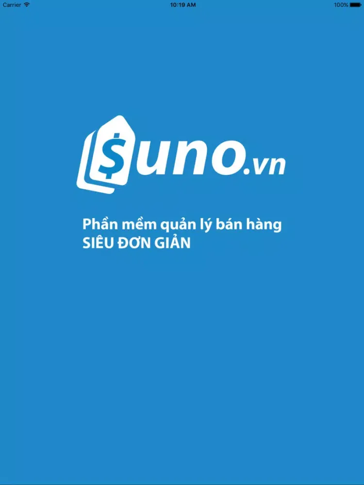 Tangkapan layar Suno POS iPad 