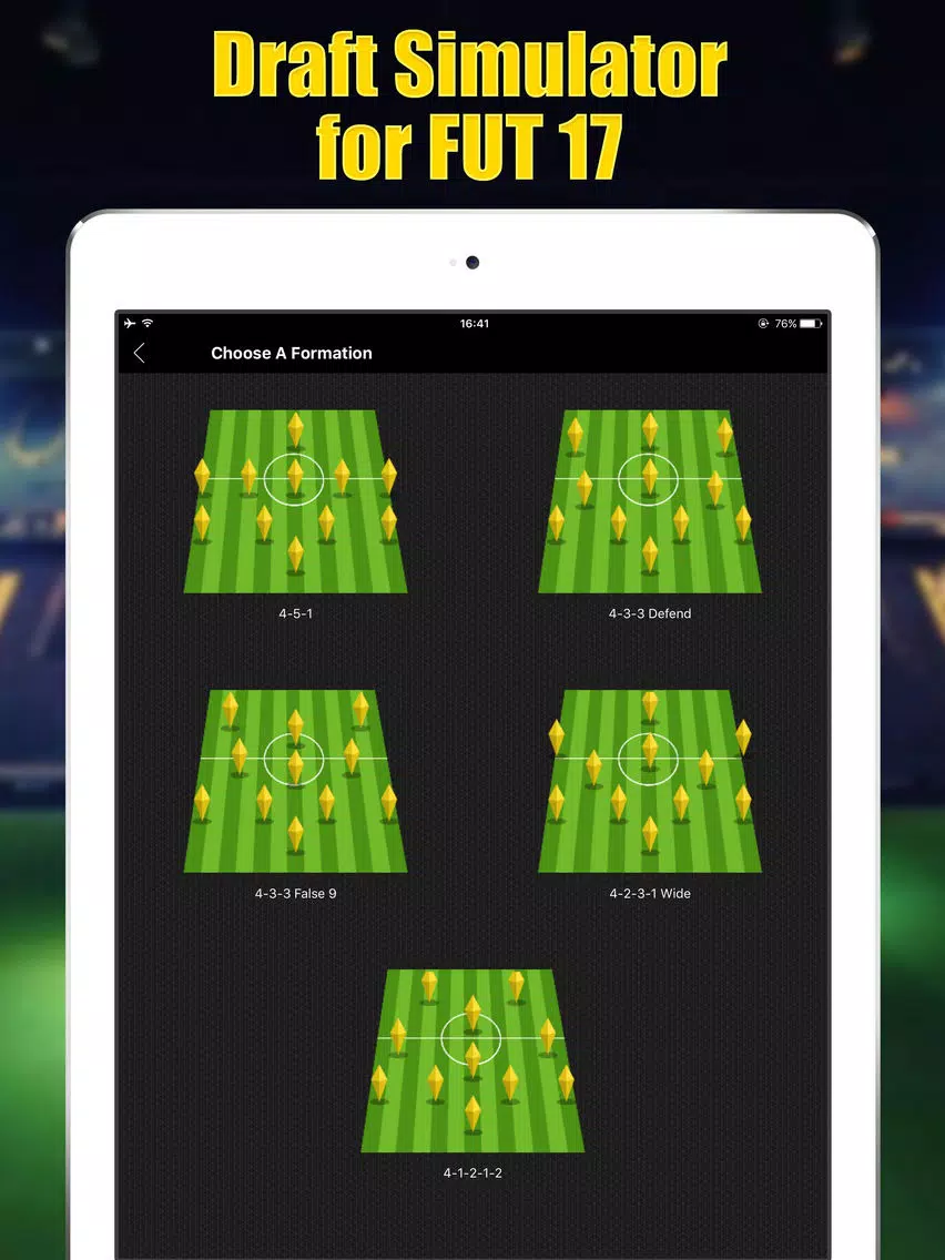 Draft Simulator Companion for FUT 17 iPad  Screenshots