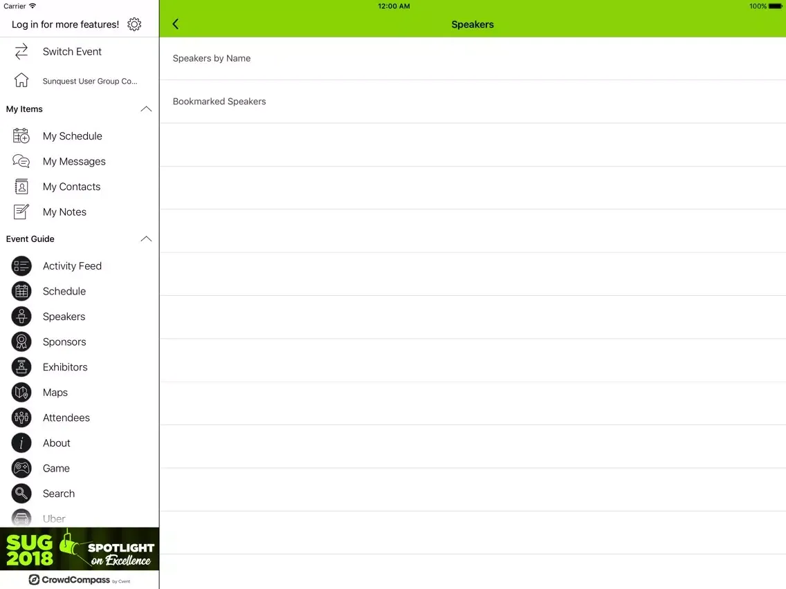 Скриншоты SUG 2018 iPad 