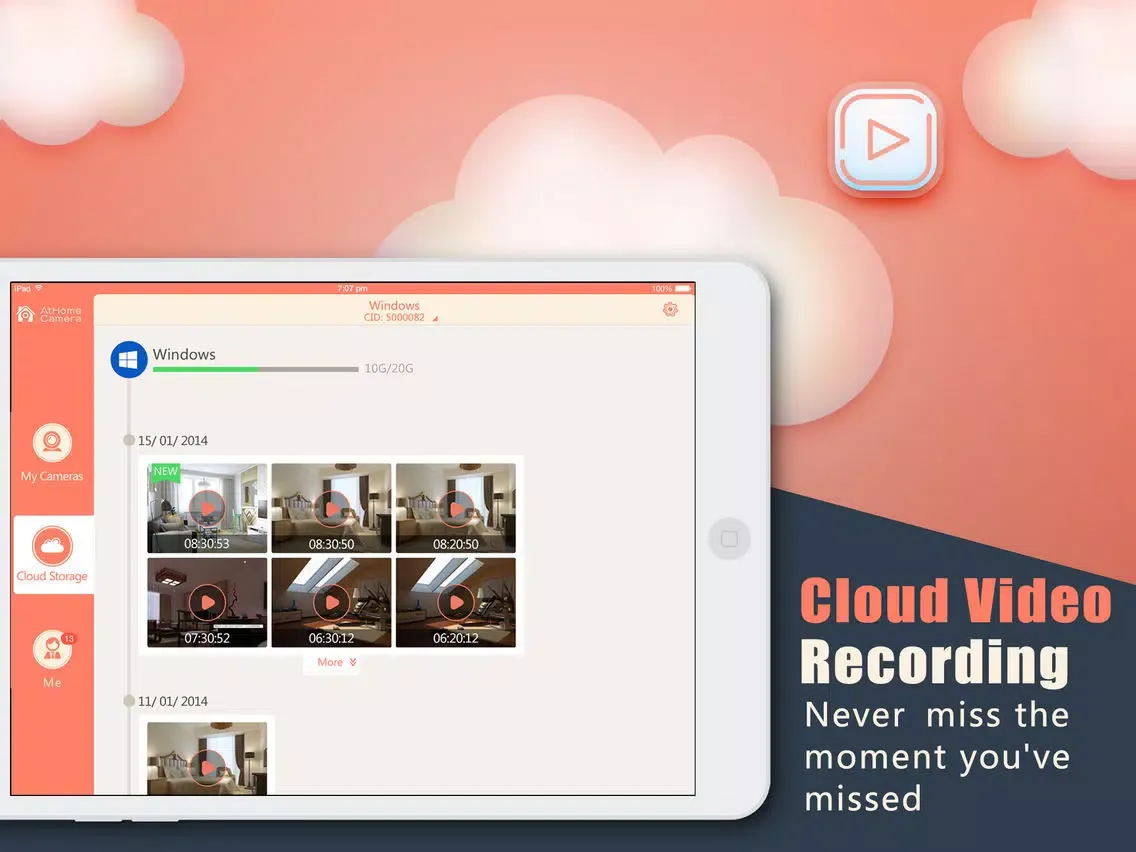 Скриншоты AtHome Camera Lite - Home Security iPad 