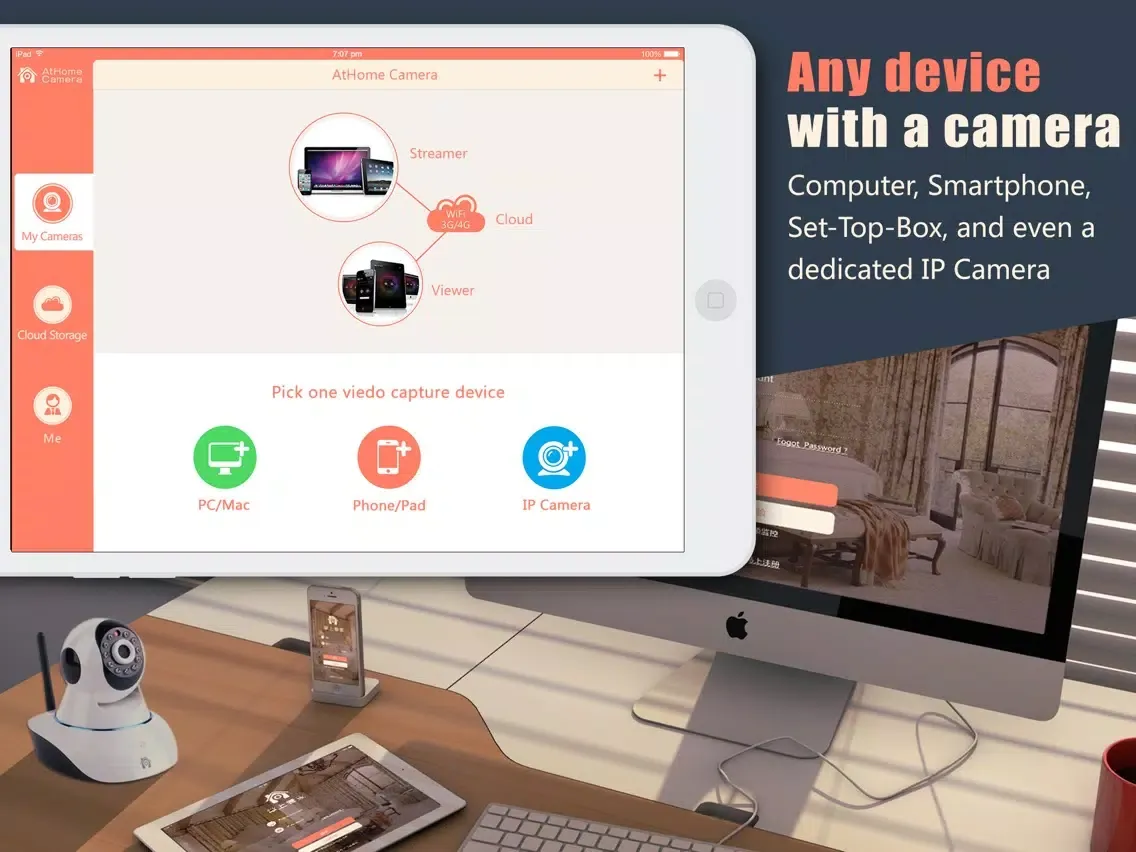 Скриншоты AtHome Camera Lite - Home Security iPad 