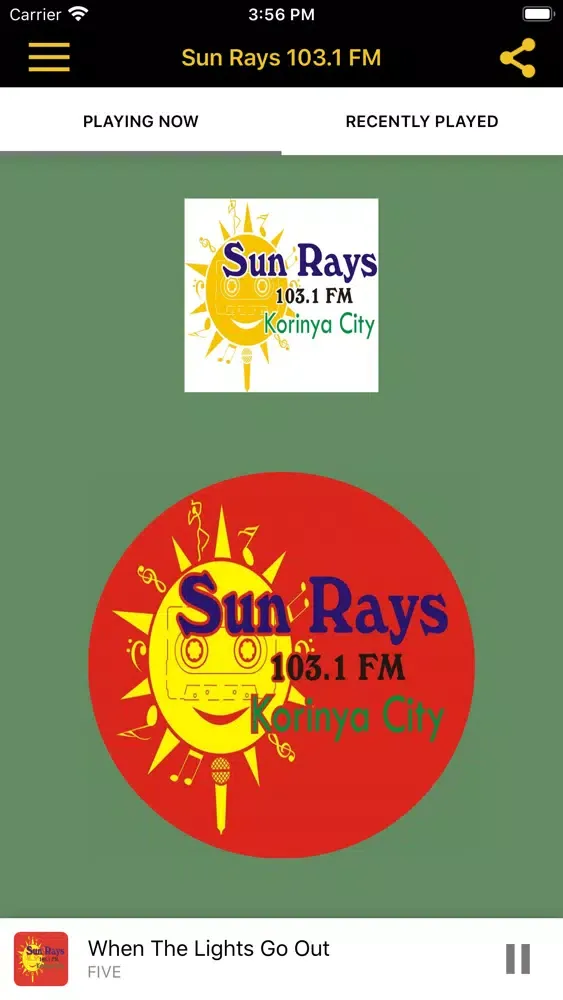 Sun Rays 103.1 FM Ekran Görüntüleri