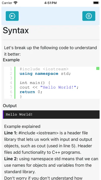 Learn Cpp - Learn C++ Screenshots