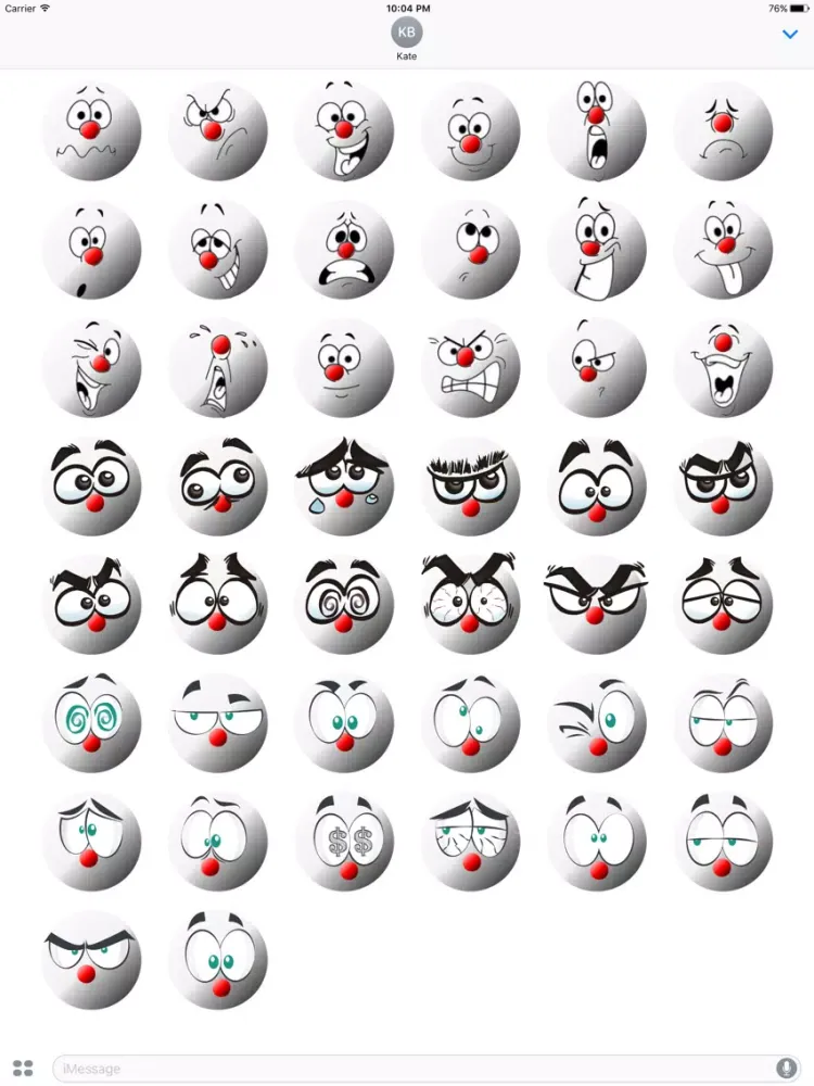 Mr. Snow Stickers iPad  Ekran Görüntüleri
